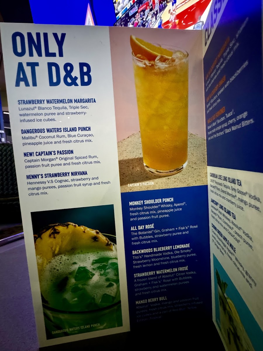 Menu Dave & Buster's Rogers-10