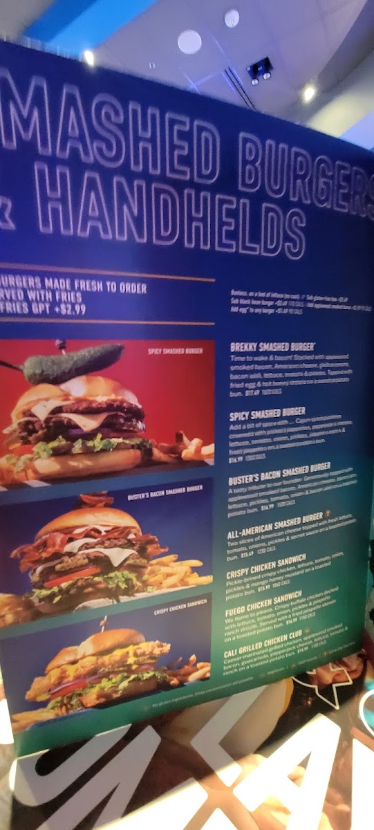 Menu Dave & Buster's Rogers-7