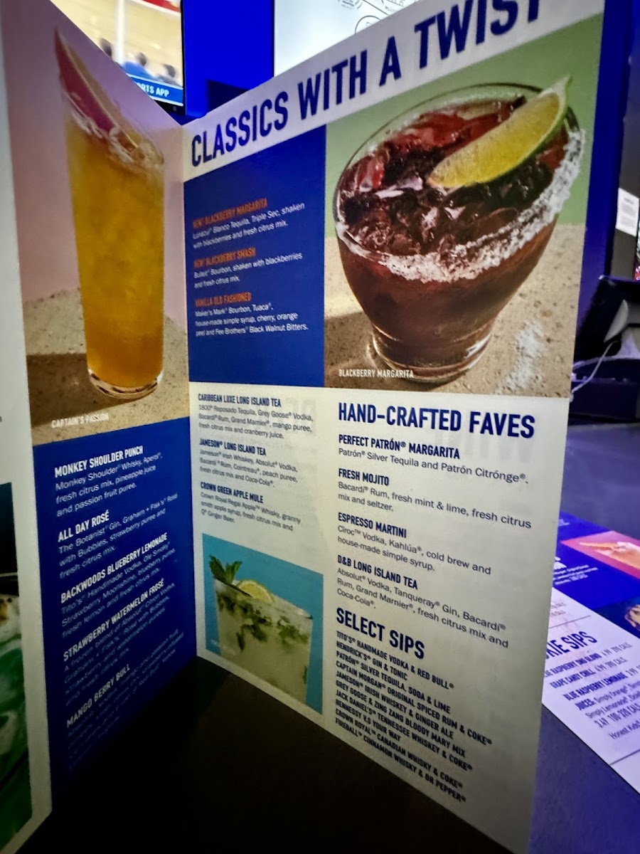 Menu Dave & Buster's Rogers-8